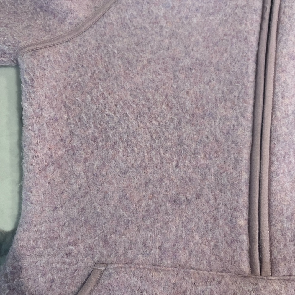 Smartwool Women’s Lavender Fleece half zip hooded Jacket - Picture 6 of 8